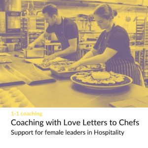 Poster for Coaching with Love Letters to Chefs